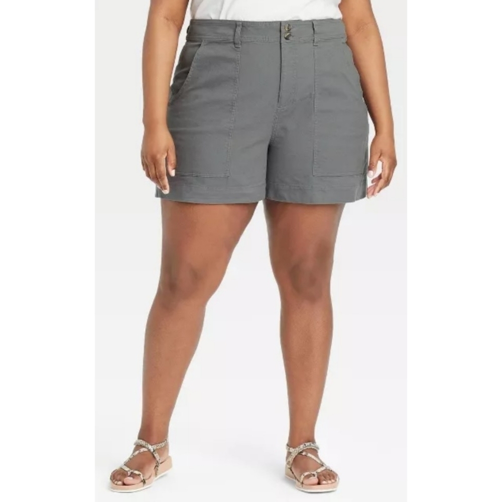 A New Day High rise shorts Gray Size 18